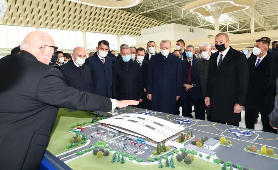Füzuli Beynəlxalq Hava Limanının açılış mərasimi olub